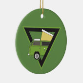 Triangle Classic Camper van Keramik Ornament (Rechts)