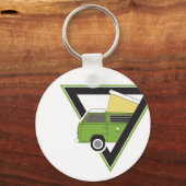 Triangle Classic Camper van Schlüsselanhänger (Vorderseite)