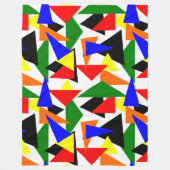 Triangle Collage Fleecedecke (Vorderseite)