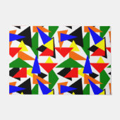 Triangle Collage Fußmatte (Vorderseite)