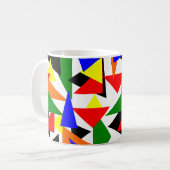Triangle Collage Kaffeetasse (Vorderseite Links)