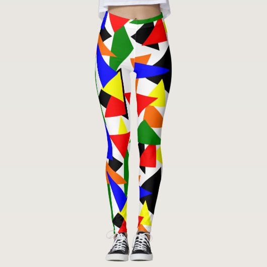 Triangle Collage Leggings (Vorderseite)