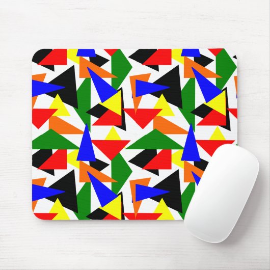 Triangle Collage Mousepad (Mit Mouse)