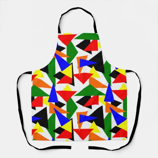 Triangle Collage Schürze (Vorderseite)