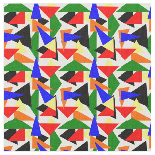 Triangle Collage Stoff (Nahaufnahme)