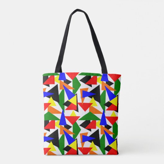 Triangle Collage Tasche (Rückseite)