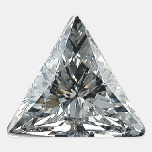 Triangle Diamond Print Sticker (Vorderseite)