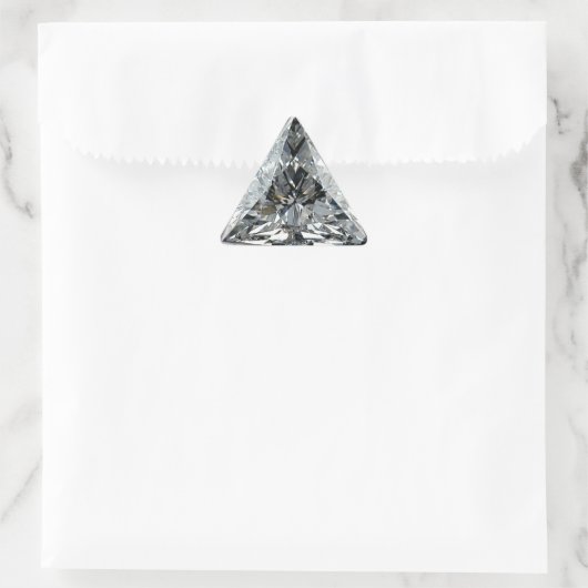Triangle Diamond Print Sticker (Tasche)