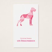 Triangle Dogge – Abstract Great Dane (Vorderseite)
