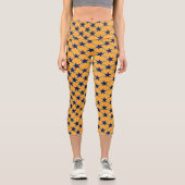 TRIANGLE GEOMETRIC ART CAPRI LEGGINGS (Vorderseite)