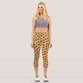 TRIANGLE GEOMETRIC ART CAPRI LEGGINGS (Vorderseite)