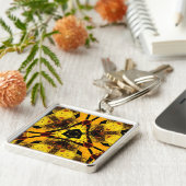 Triangle Geometric Art Schlüsselanhänger (Seite)