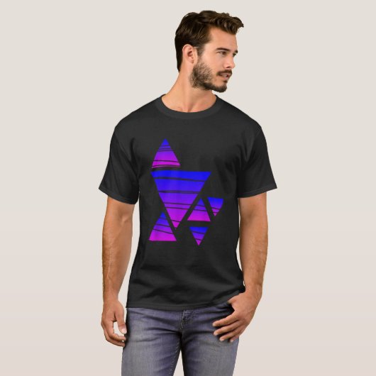 Triangle Geometric Form Colors tee (Vorne ganz)