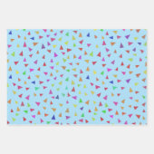 Triangle Geometric Shape Art Geschenkpapier Set (Vorderseite 3)