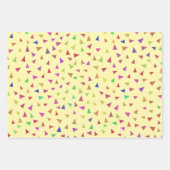 Triangle Geometric Shape Art Geschenkpapier Set (Vorderseite 2)