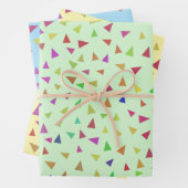 Triangle Geometric Shape Art Geschenkpapier Set (Beispiel)