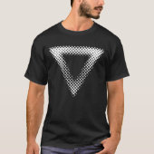 Triangle Halftone Geometric shape T-Shirt (Vorderseite)