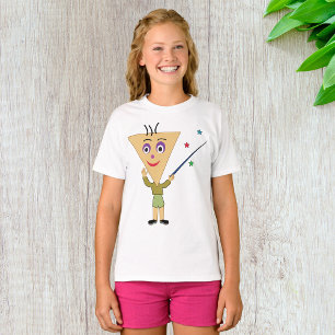 Triangle Head Character Girls T - Shirt