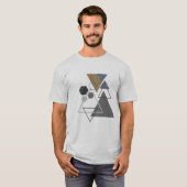 Triangle Hexagon Shapes/Abstrakt T-Shirt (Vorne ganz)