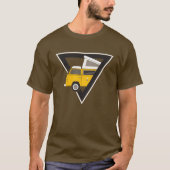 Triangle, klassischer Gelber Bus T-Shirt (Vorderseite)