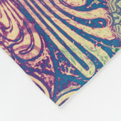 Triangle Labyrinth Mandala Nahtloses Muster 1 Fleecedecke (Ecke)