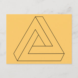 Triangle-line-Art_Vector_Clipart Postkarte