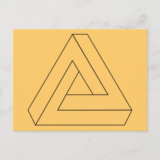 Triangle-line-Art_Vector_Clipart Postkarte (Vorderseite)