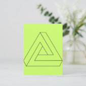 Triangle-line-Art_Vector_Clipart Postkarte (Stehend Vorderseite)