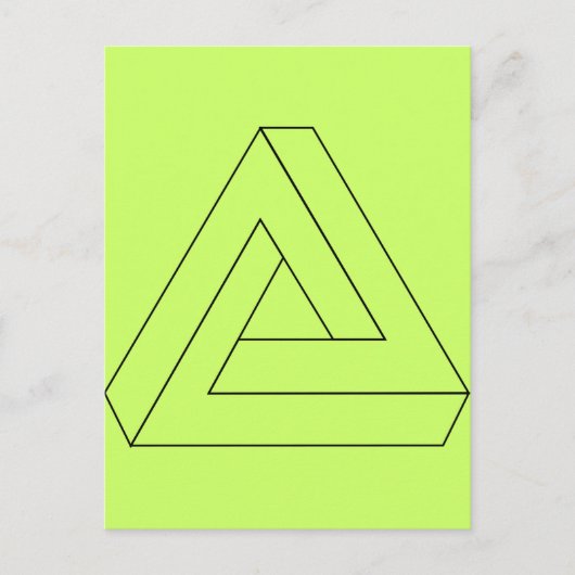 Triangle-line-Art_Vector_Clipart Postkarte (Vorderseite)