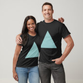 Triangle - Lt Blue Green T-Shirt (Unisex)