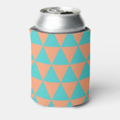 Triangle Muster Orange und Light Blue Dosenkühler (Kanne Rückseite)