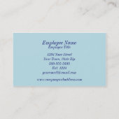 Triangle-Muster-Visitenkarten Visitenkarte (Rückseite)