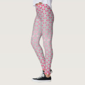 Triangle.Pattern.shade.pink.02 Lgrey BG-Leggings Leggings (Links)