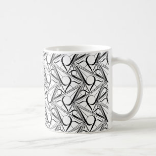 Triangle pattern with circle kaffeetasse
