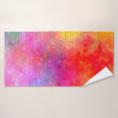 Triangle pattern with color mixing background. abs badehandtuch (Badehandtuch)