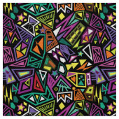 Triangle Pop ist cool, schwarz-grün Stoff (Nahaufnahme)