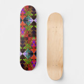 Triangle Prism Grid 2 Skateboard (Vorderseite)