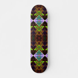 Triangle Prism Quilt Skateboard