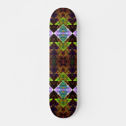 Triangle Prism Quilt Skateboard (Vorne)