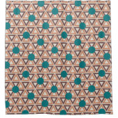 Triangle Quilt Duschvorhang (Vorderseite)