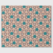 Triangle Quilt Geschenkpapier (Flach)