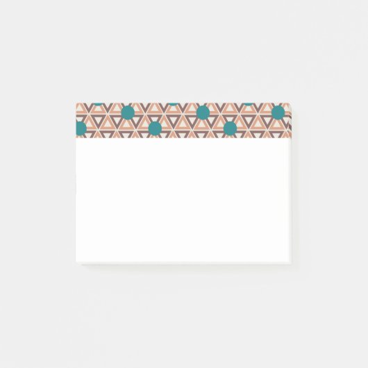 Triangle Quilt Post-it Klebezettel (Vorderseite)
