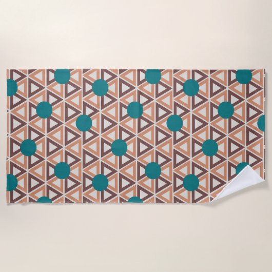 Triangle Quilt Strandtuch (Vorderseite)