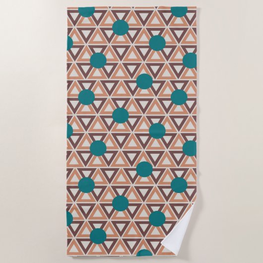Triangle Quilt Strandtuch (Vorderseite)