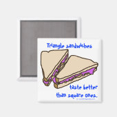 Triangle Sandwiches Magnet (Vorderseite/Rückseite)