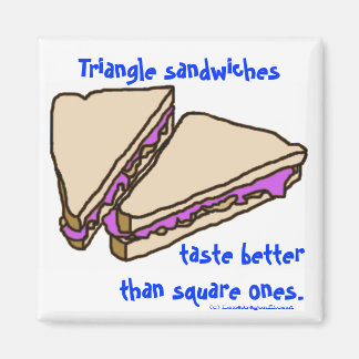 Triangle Sandwiches Magnet