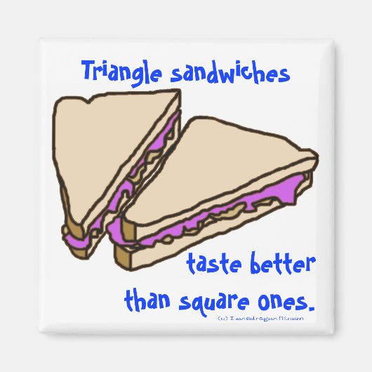 Triangle Sandwiches Magnet (Vorne)