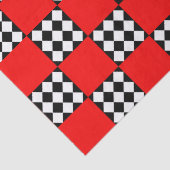 Triangle Schwarz-weiße Geometrie Seidenpapier (Detail)