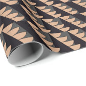 Triangle Semi Circle Geometric Geschenkpapier (Rolleneckpunkt)