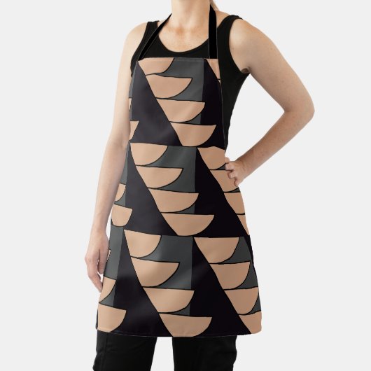 Triangle Semi Circle Geometric Muster Schürze (InSitu)